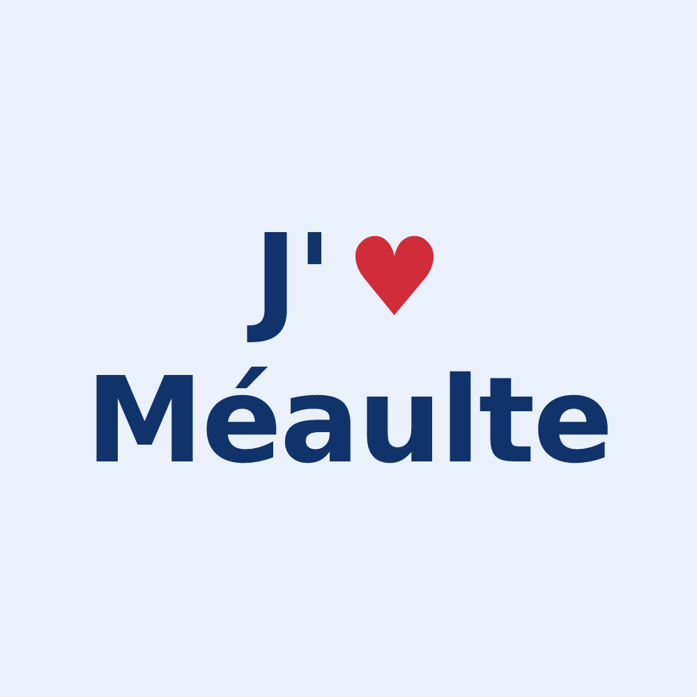 Sticker personnalisé Méaulte — design J'aime Méaulte