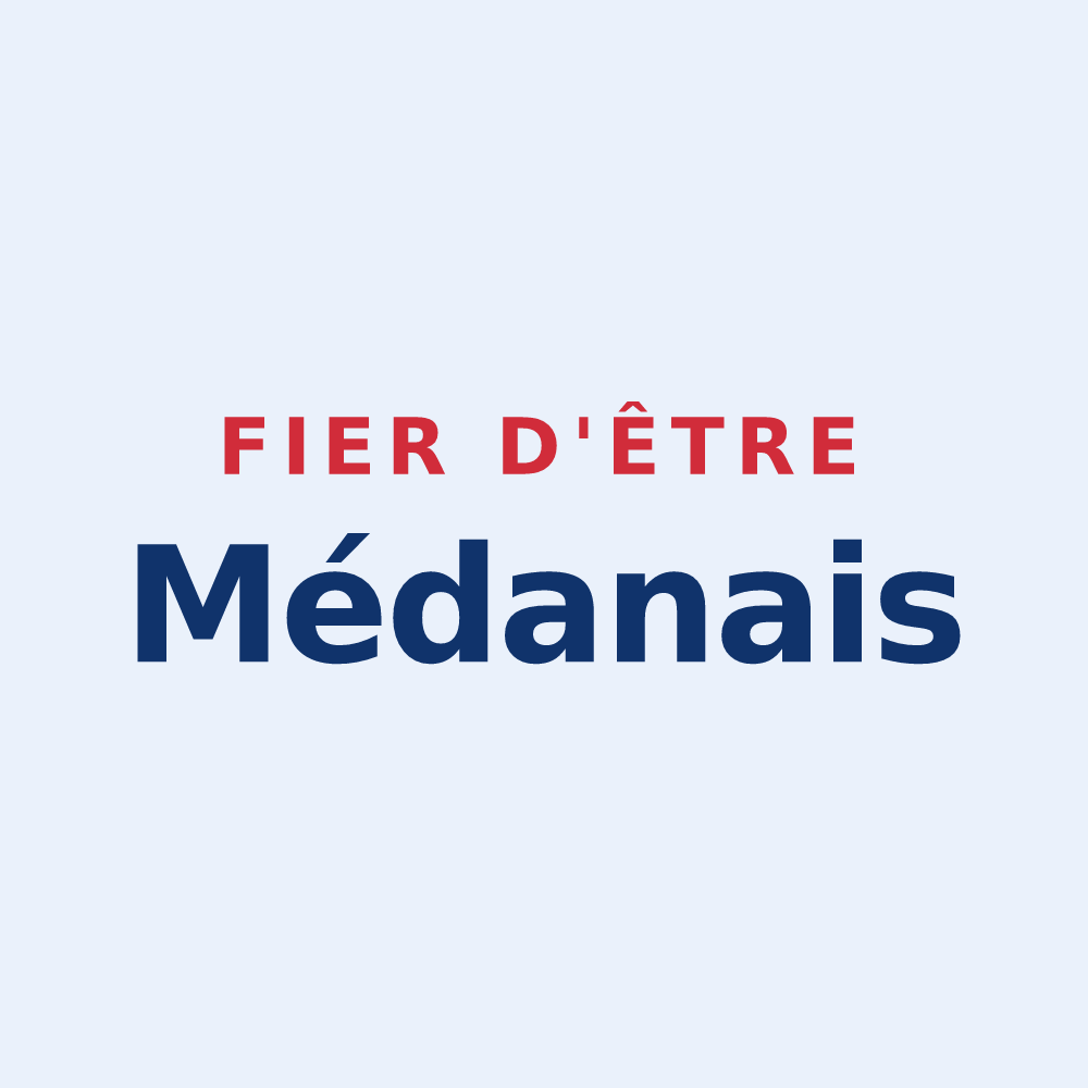 Sticker « Fier d'être Médanais » — design pour Médan