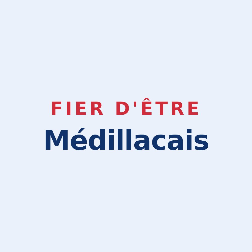 Sticker « Fier d'être Médillacais » — design pour Médillac