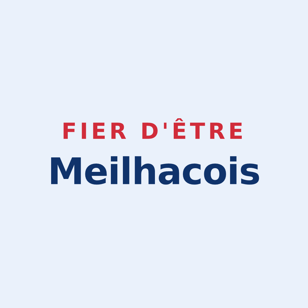 Sticker « Fier d'être Meilhacois » — design pour Meilhac