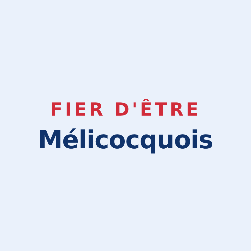 Sticker « Fier d'être Mélicocquois » — design pour Mélicocq