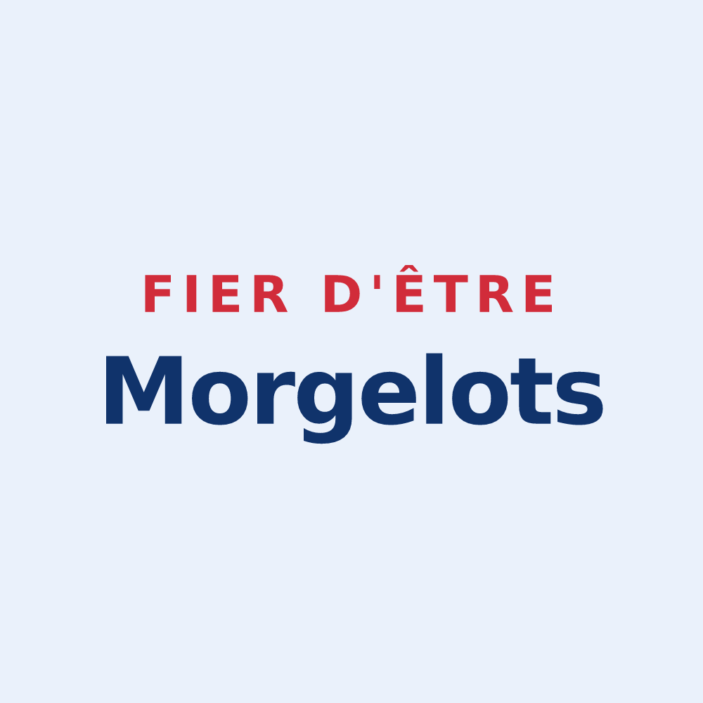 Sticker « Fier d'être Morgelots » — design pour Mélisey