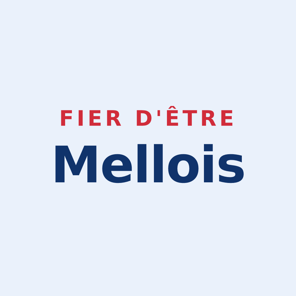 Sticker « Fier d'être Mellois » — design pour Melle