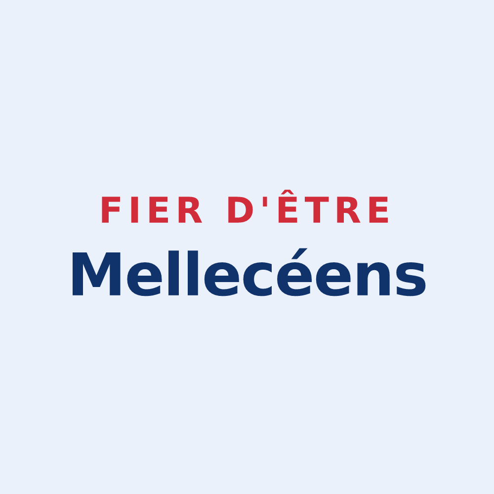 Sticker « Fier d'être Mellecéens » — design pour Mellecey
