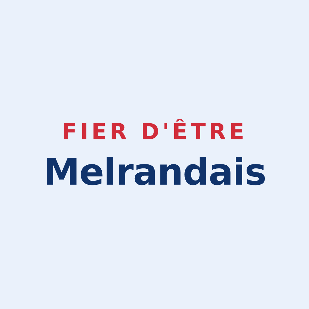 Sticker « Fier d'être Melrandais » — design pour Melrand