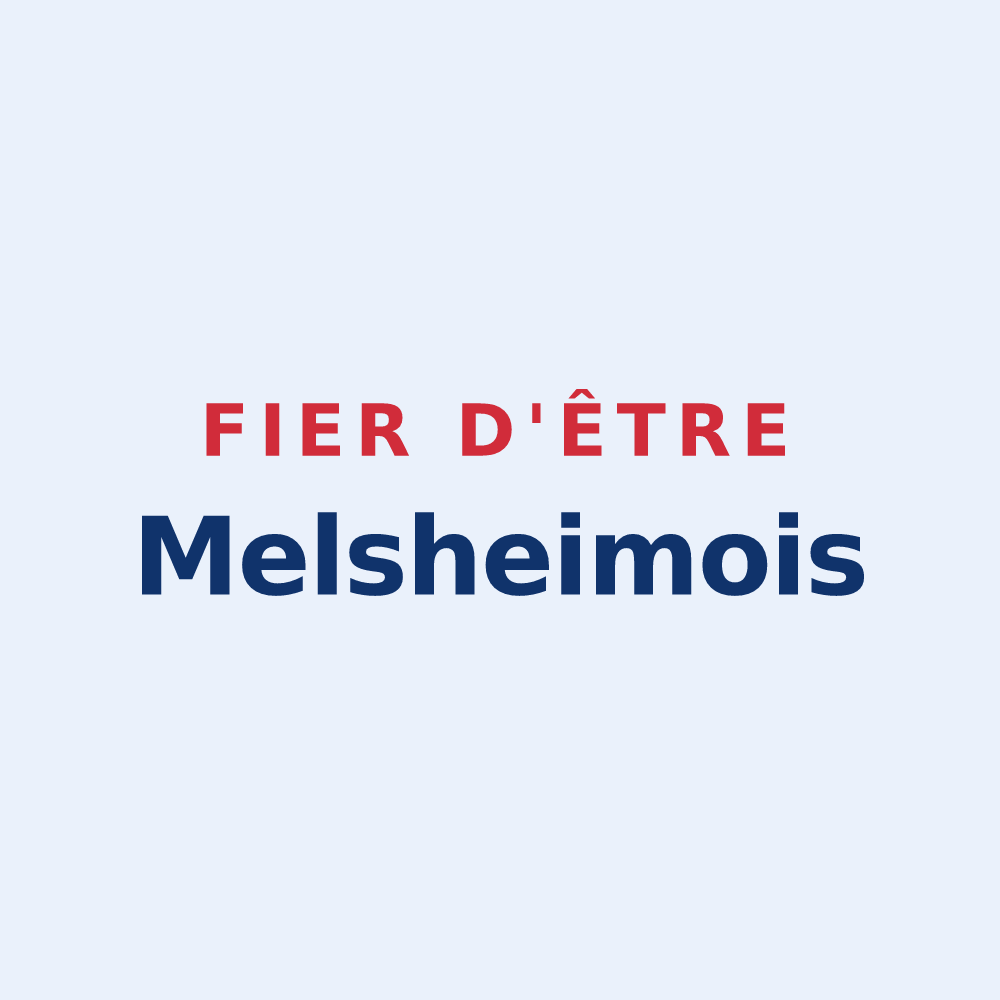Sticker « Fier d'être Melsheimois » — design pour Melsheim