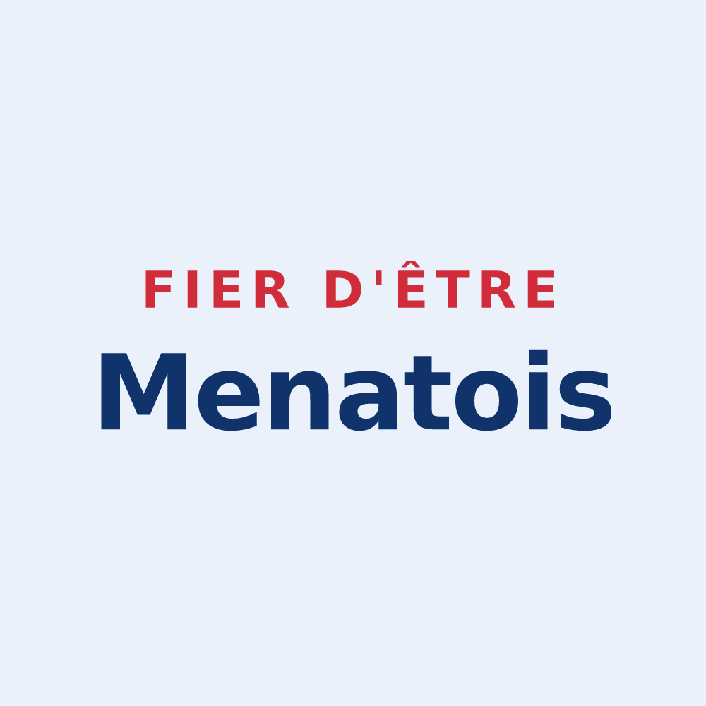 Sticker « Fier d'être Menatois » — design pour Menat