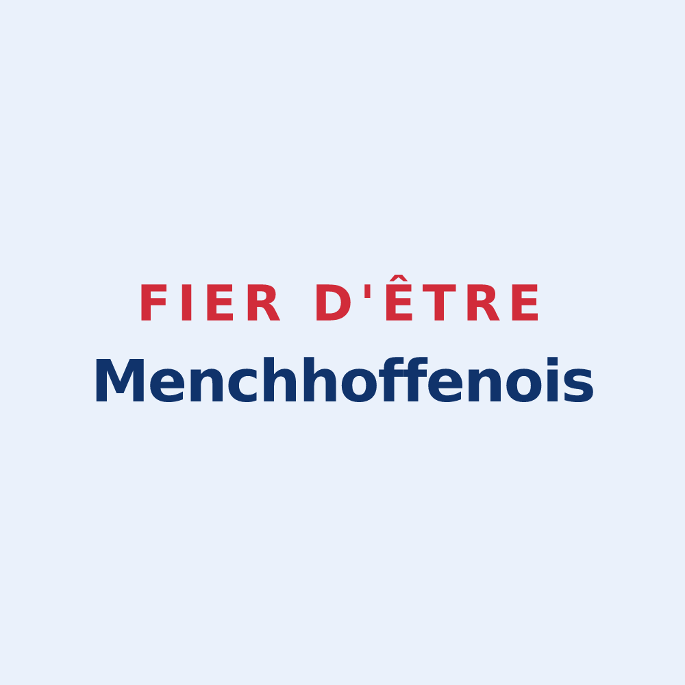 Sticker « Fier d'être Menchhoffenois » — design pour Menchhoffen