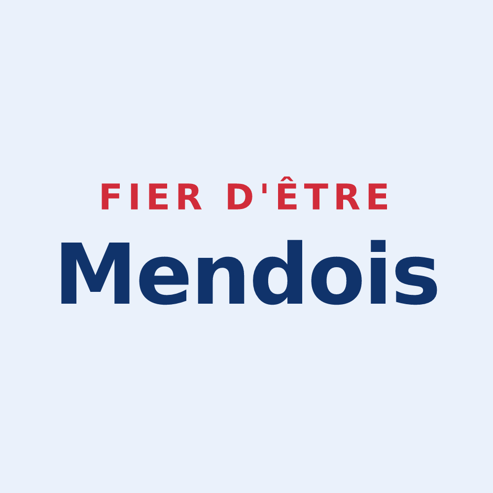 Sticker « Fier d'être Mendois » — design pour Mende
