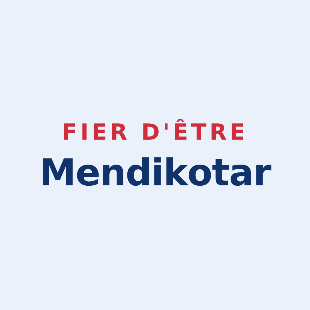 Sticker « Fier d'être Mendikotar » — design pour Menditte