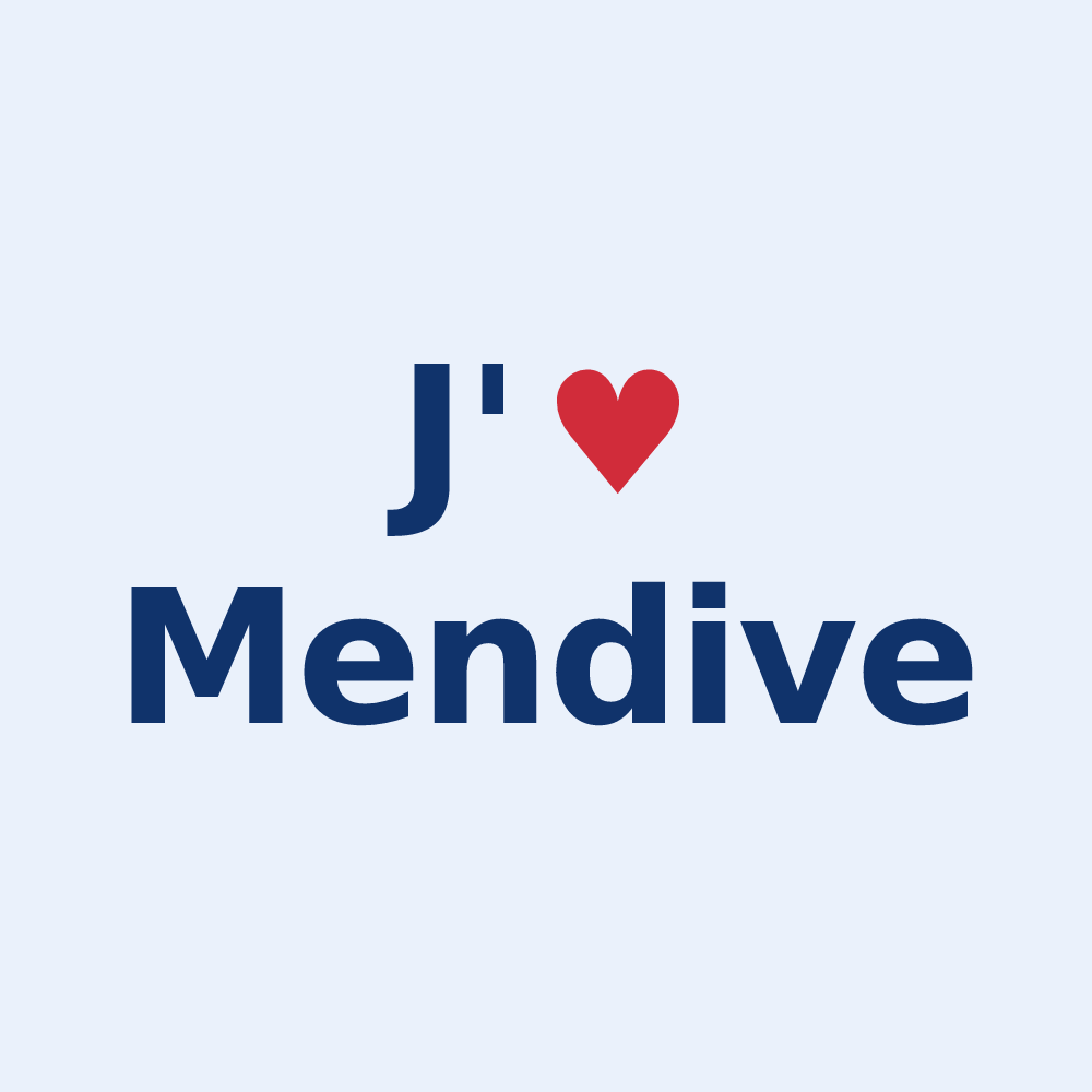 Sticker personnalisé Mendive — design J'aime Mendive