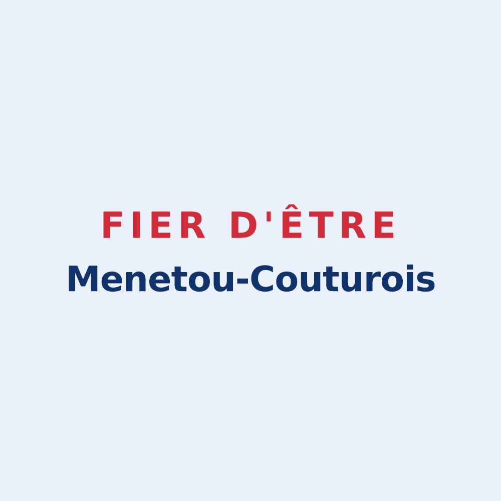 Sticker « Fier d'être Menetou-Couturois » — design pour Menetou-Couture
