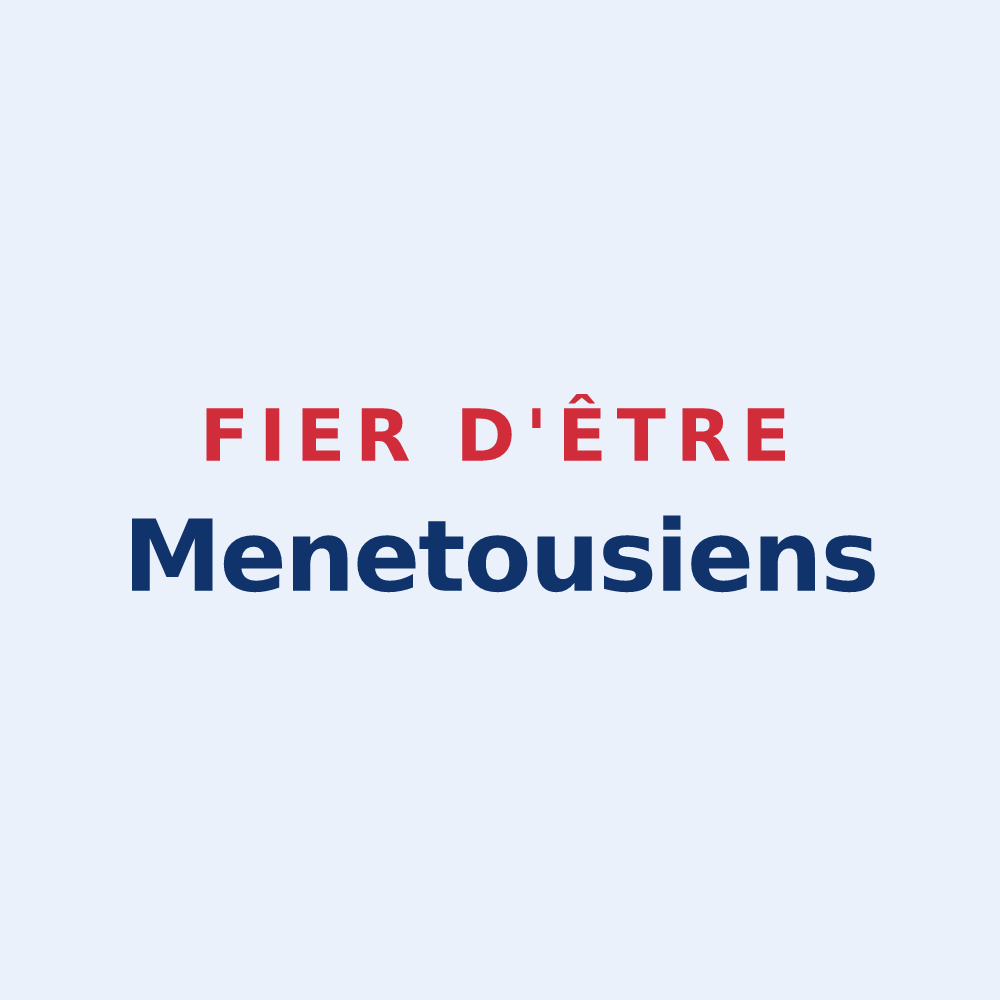 Sticker « Fier d'être Menetousiens » — design pour Menetou-sur-Nahon