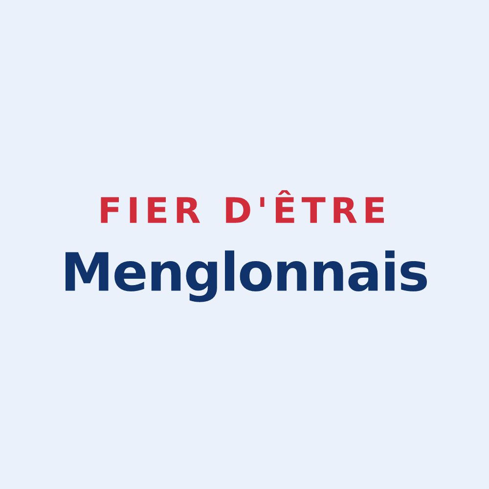 Sticker « Fier d'être Menglonnais » — design pour Menglon