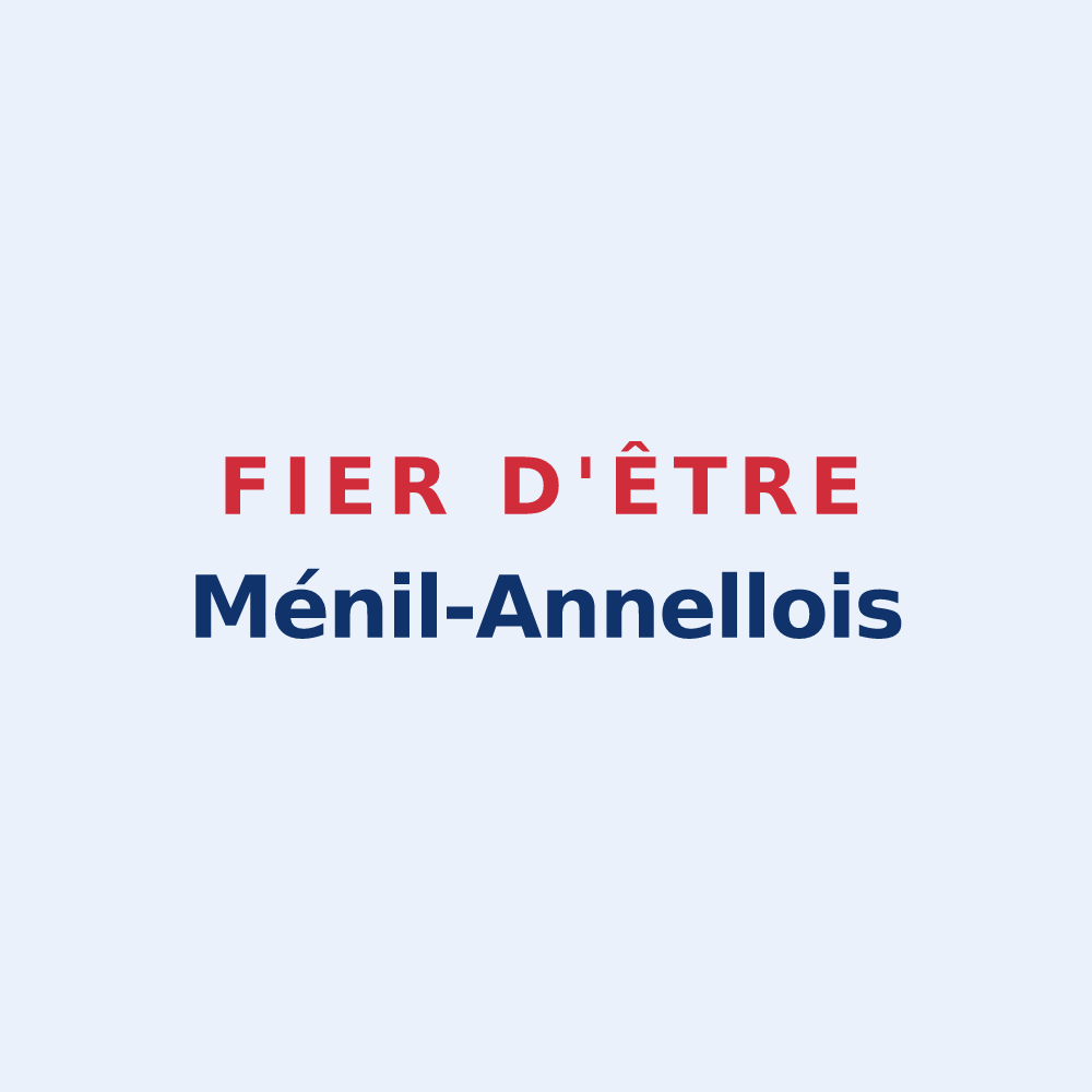 Sticker « Fier d'être Ménil-Annellois » — design pour Ménil-Annelles
