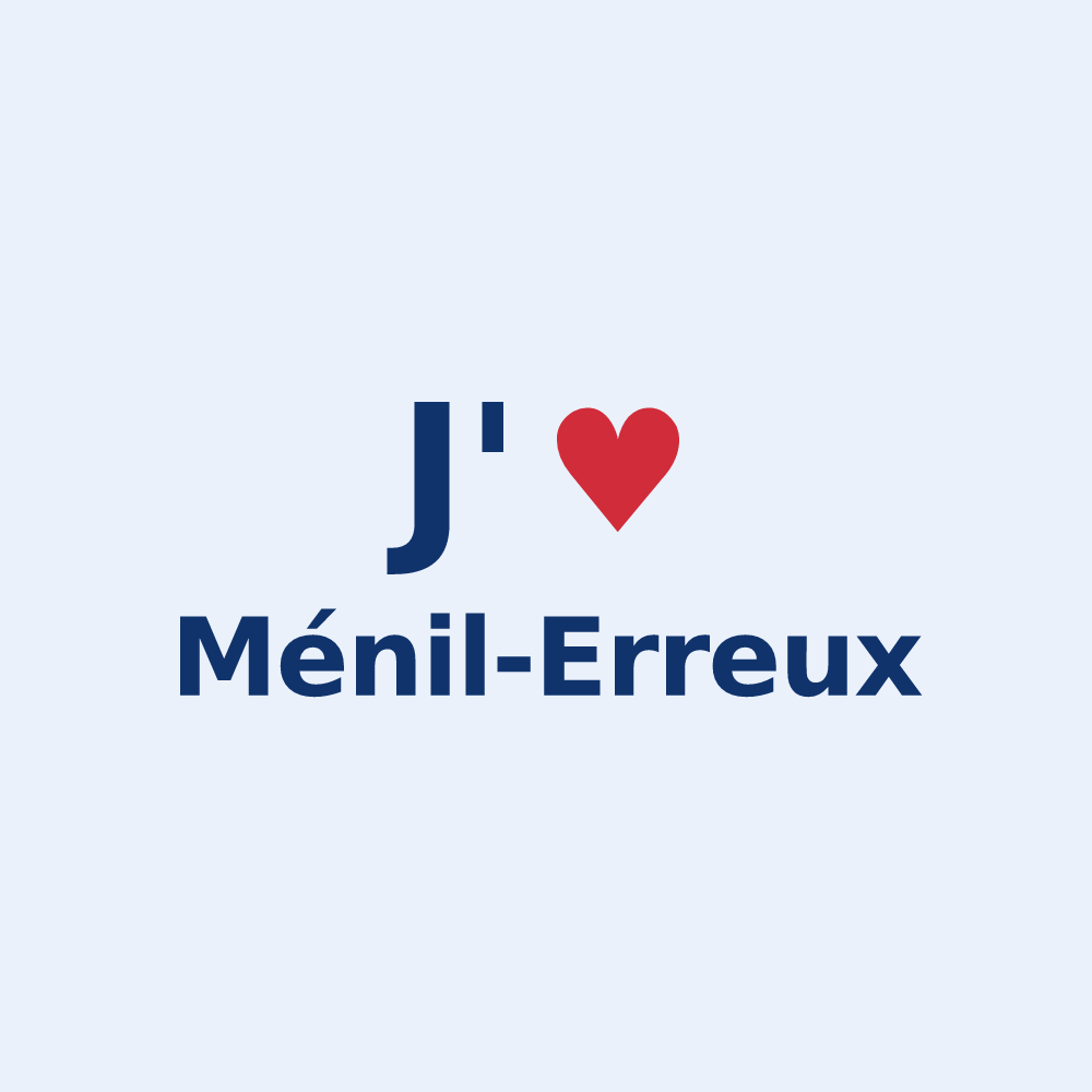 Sticker personnalisé Ménil-Erreux — design J'aime Ménil-Erreux