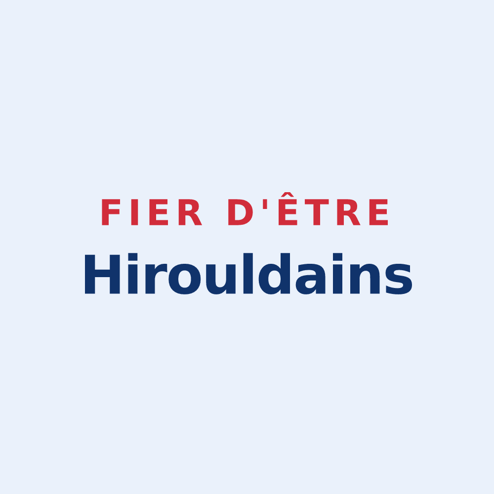 Sticker « Fier d'être Hirouldains » — design pour Ménil-Erreux