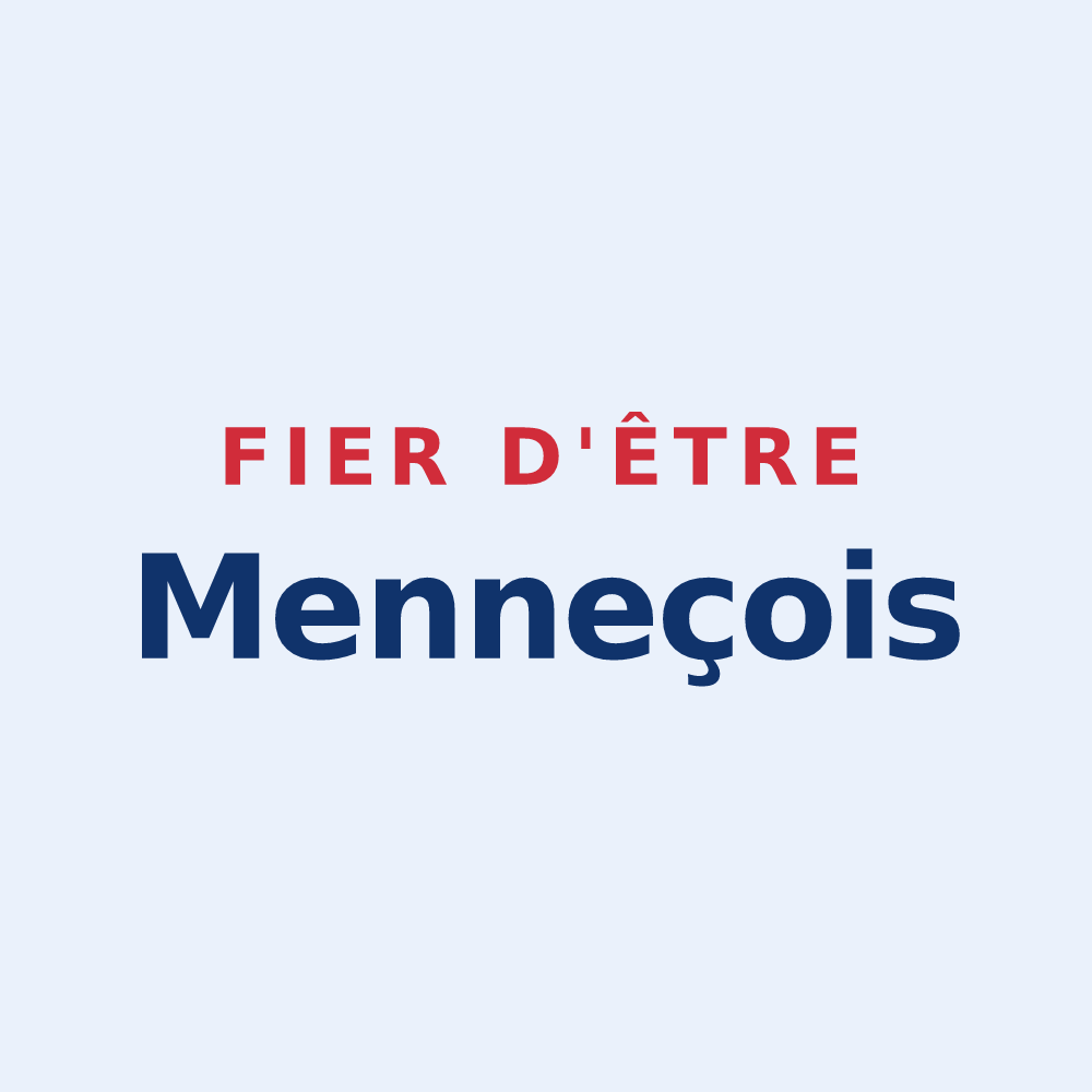 Sticker « Fier d'être Menneçois » — design pour Mennecy