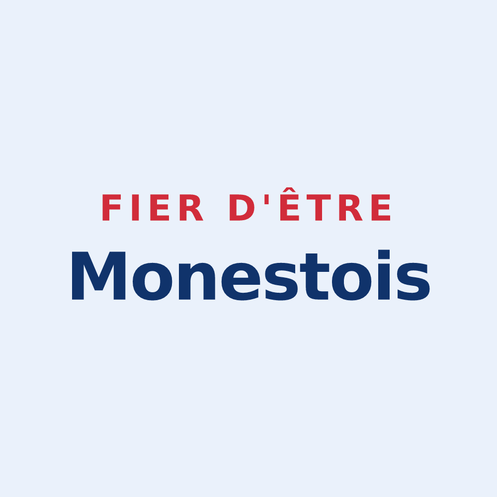 Sticker « Fier d'être Monestois » — design pour Mennetou-sur-Cher