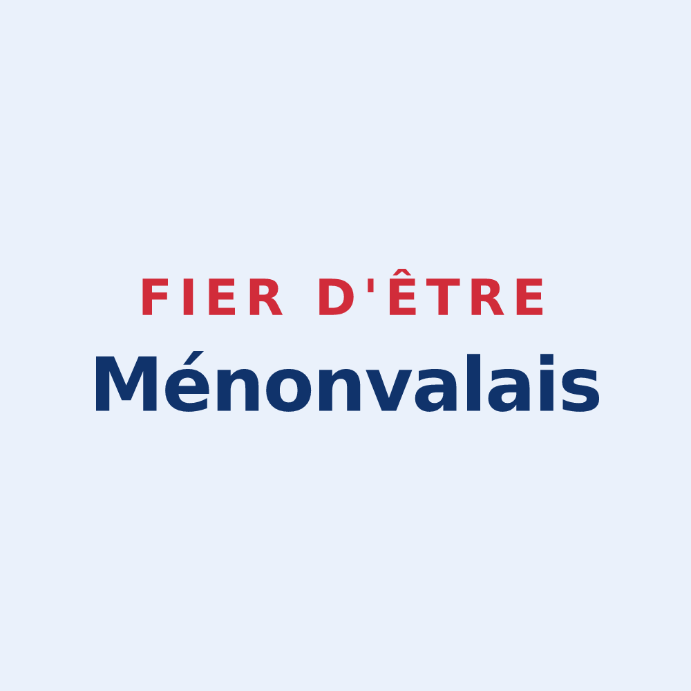 Sticker « Fier d'être Ménonvalais » — design pour Ménonval