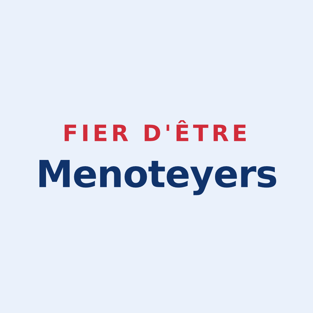 Sticker « Fier d'être Menoteyers » — design pour Menotey