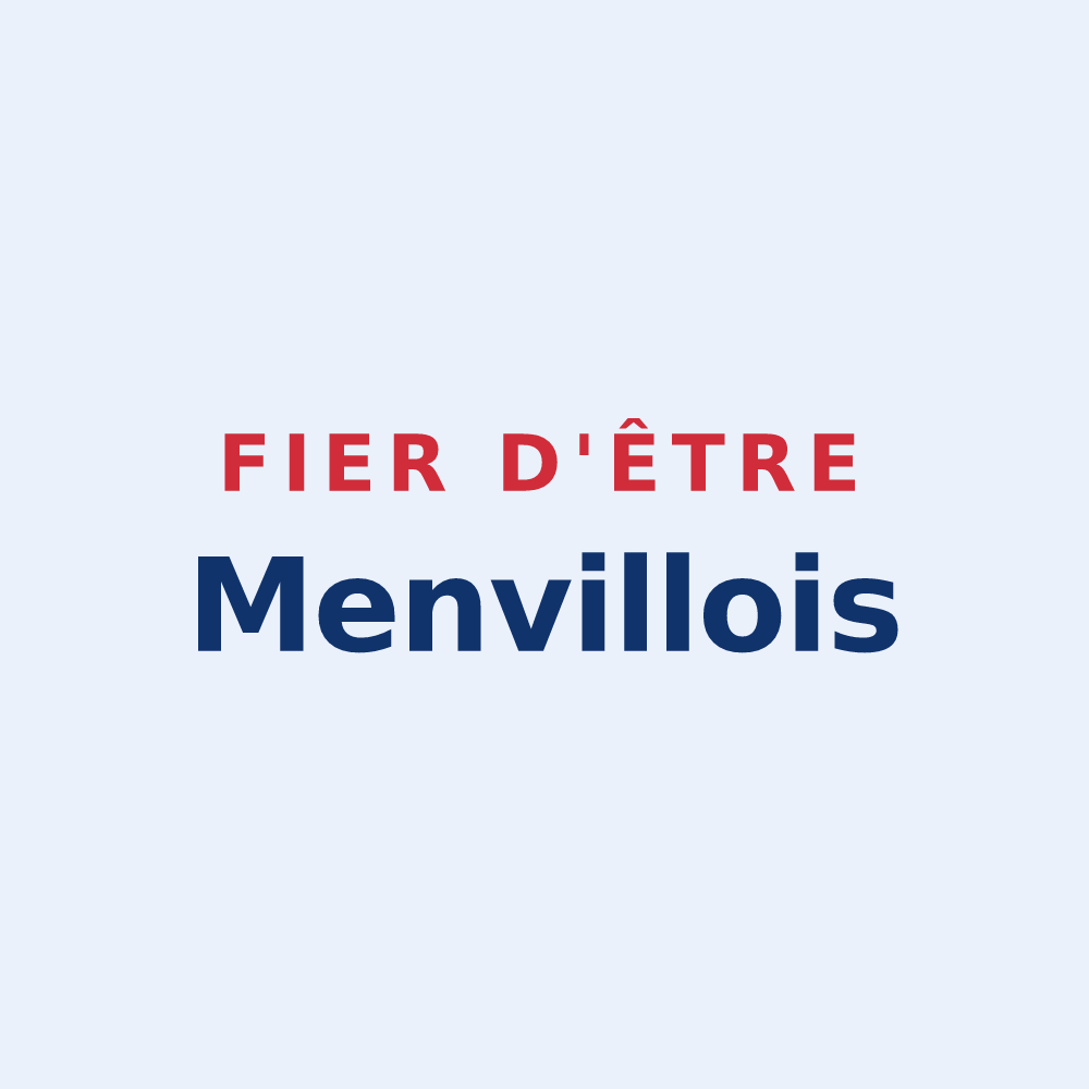 Sticker « Fier d'être Menvillois » — design pour Menville