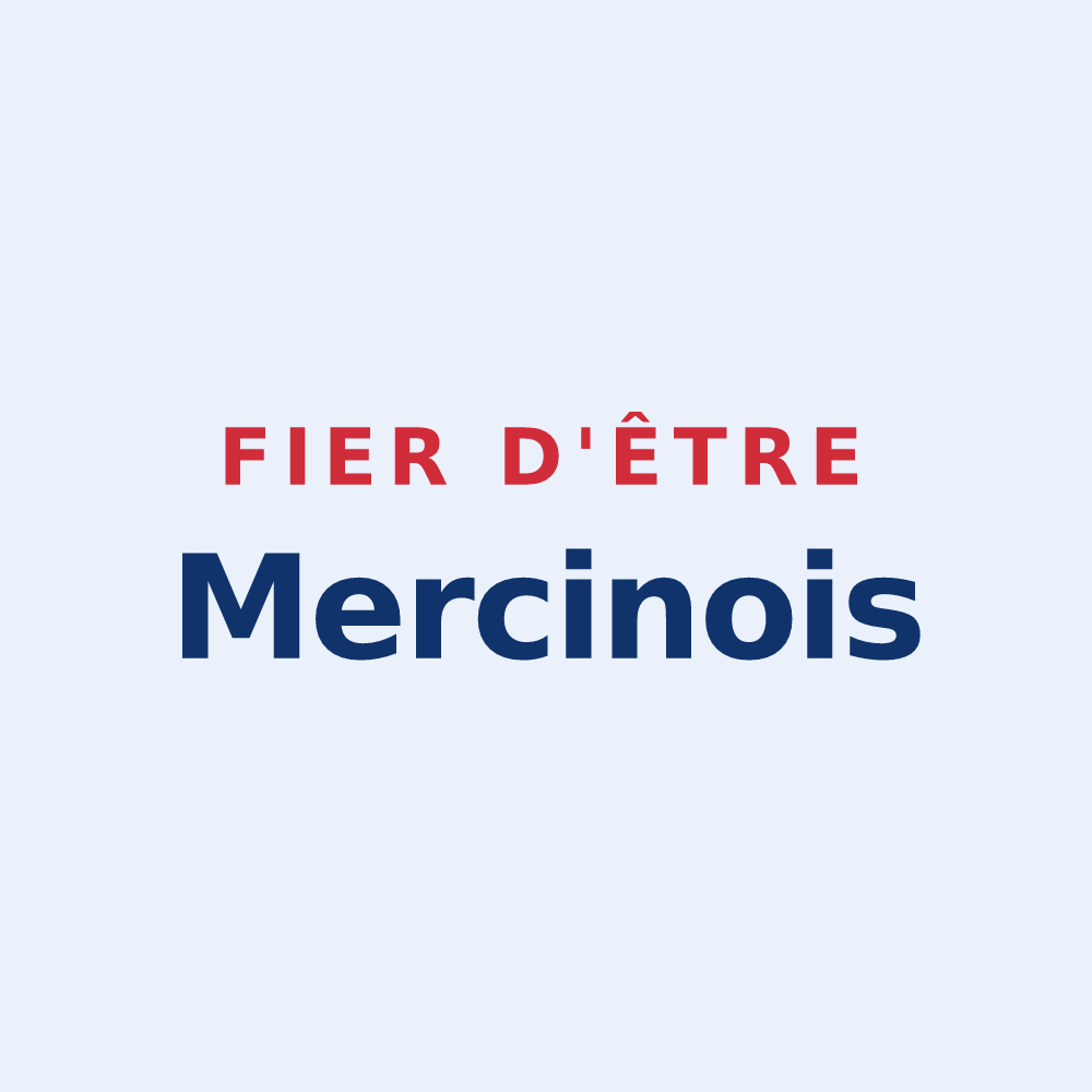 Sticker « Fier d'être Mercinois » — design pour Mercin-et-Vaux