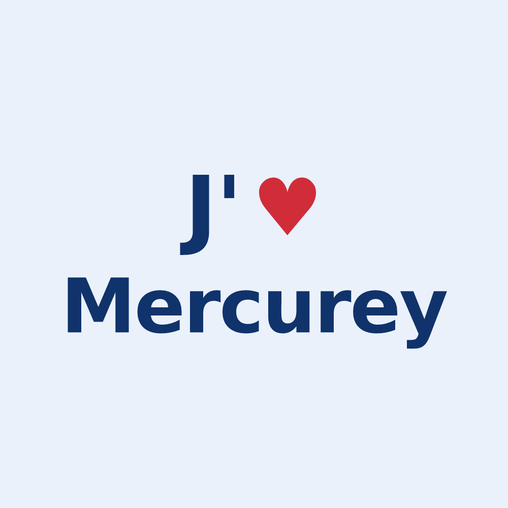 Sticker personnalisé Mercurey — design J'aime Mercurey
