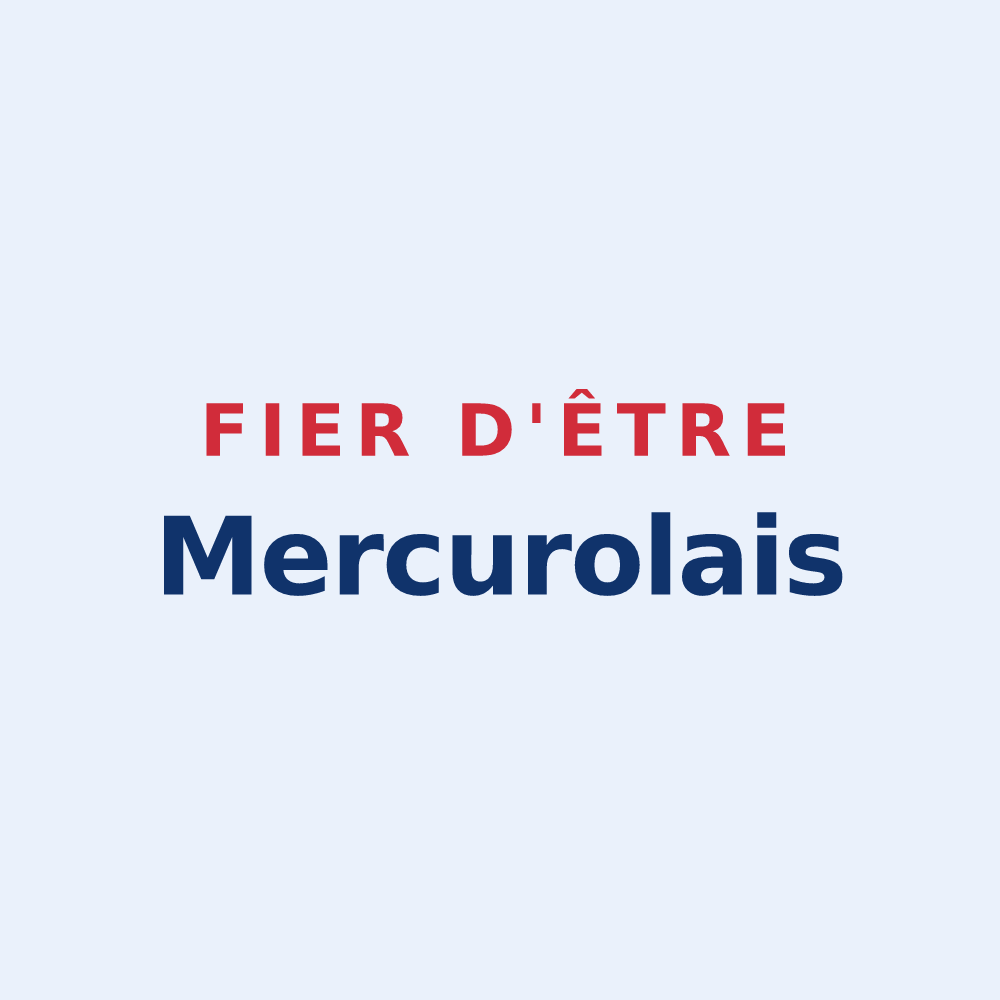 Sticker « Fier d'être Mercurolais » — design pour Mercurol-Veaunes