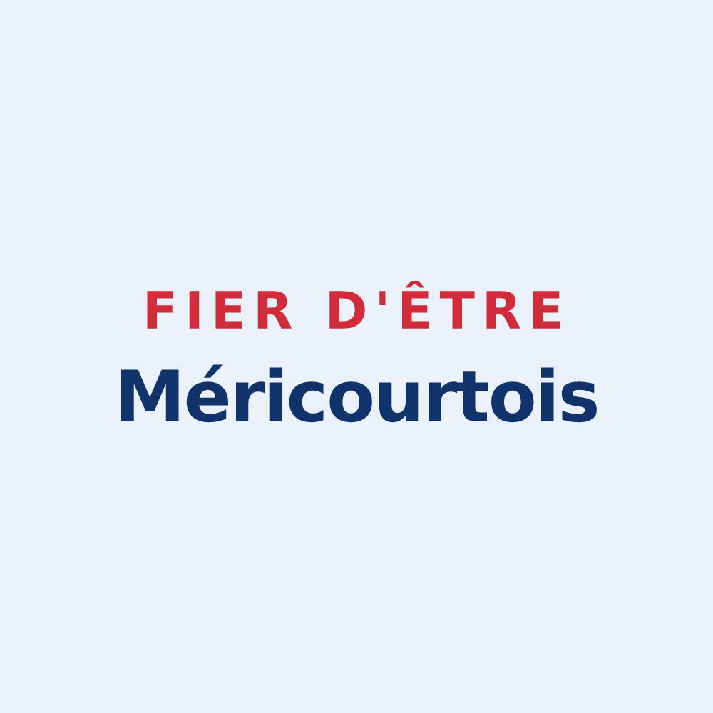 Sticker « Fier d'être Méricourtois » — design pour Méricourt