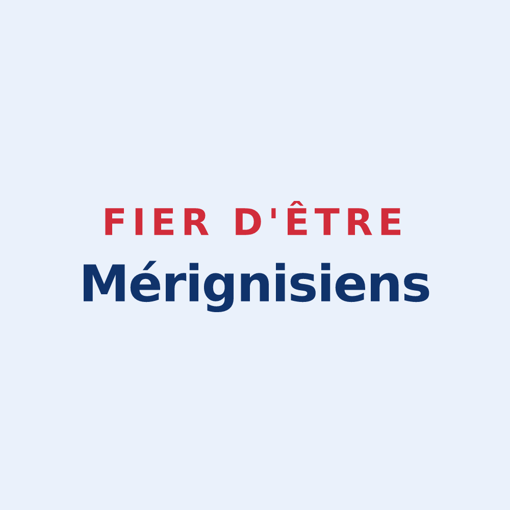 Sticker « Fier d'être Mérignisiens » — design pour Mérignies