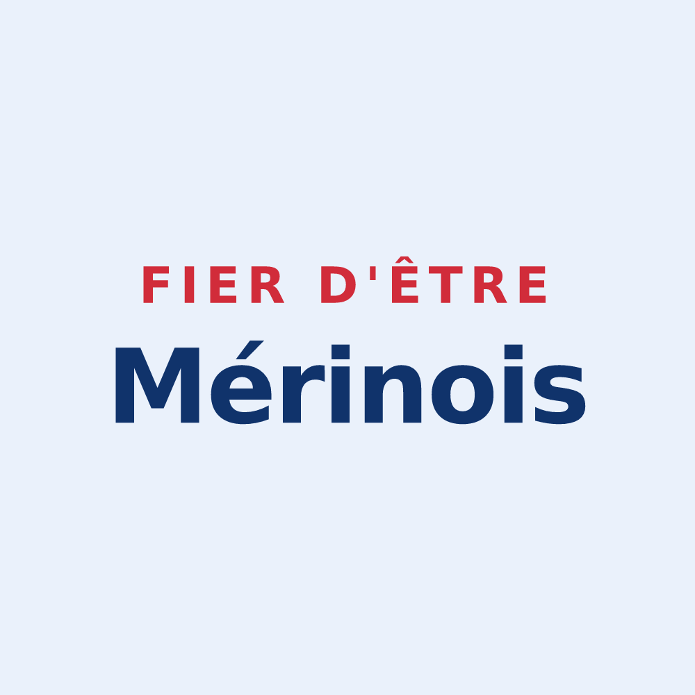 Sticker « Fier d'être Mérinois » — design pour Mérigny