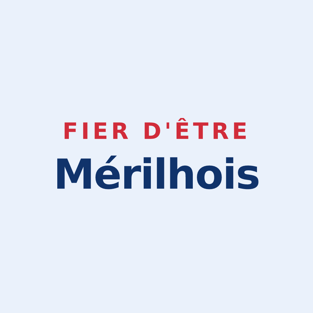 Sticker « Fier d'être Mérilhois » — design pour Mérilheu