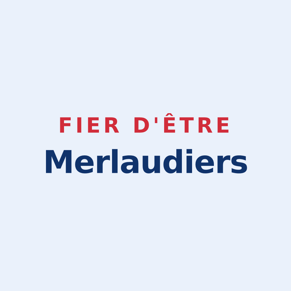 Sticker « Fier d'être Merlaudiers » — design pour Merlaut
