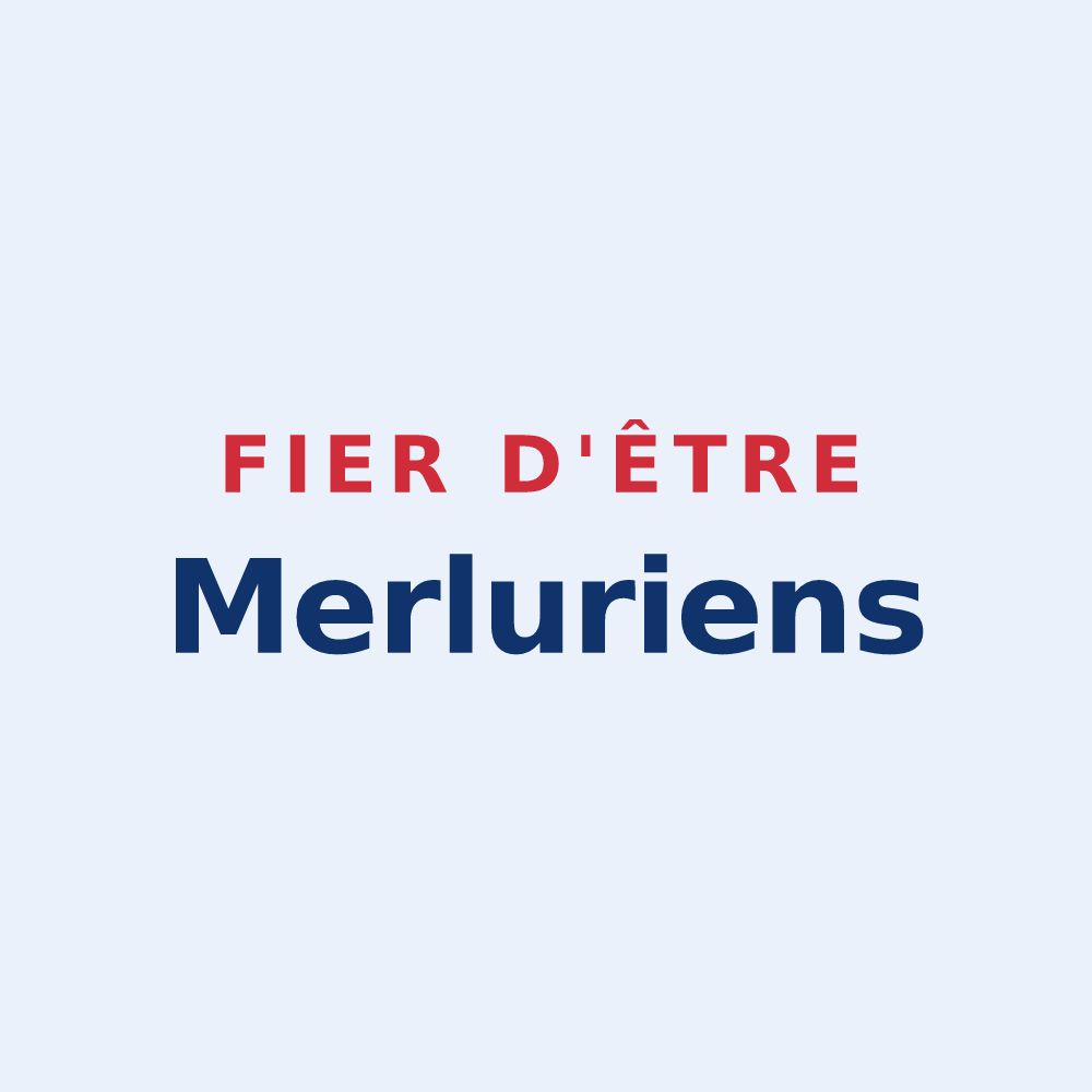 Sticker « Fier d'être Merluriens » — design pour Merlerault-le-Pin