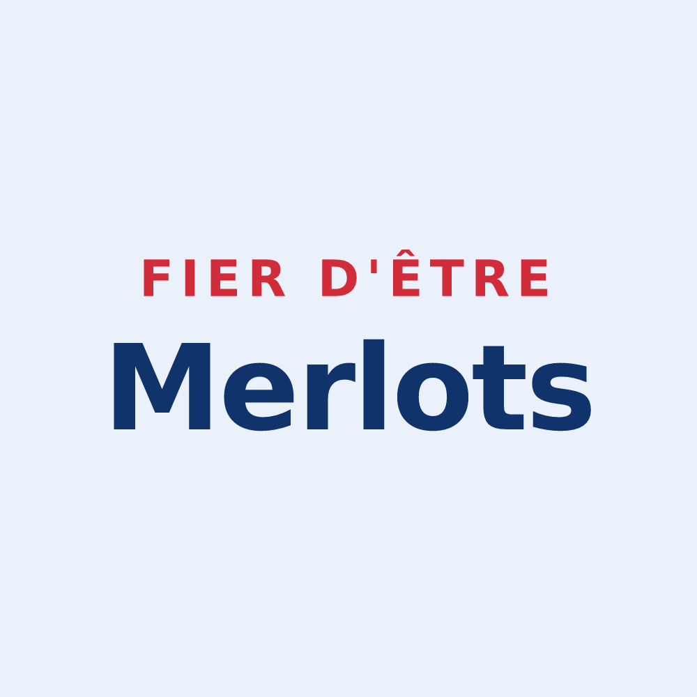 Sticker « Fier d'être Merlots » — design pour Merles-sur-Loison
