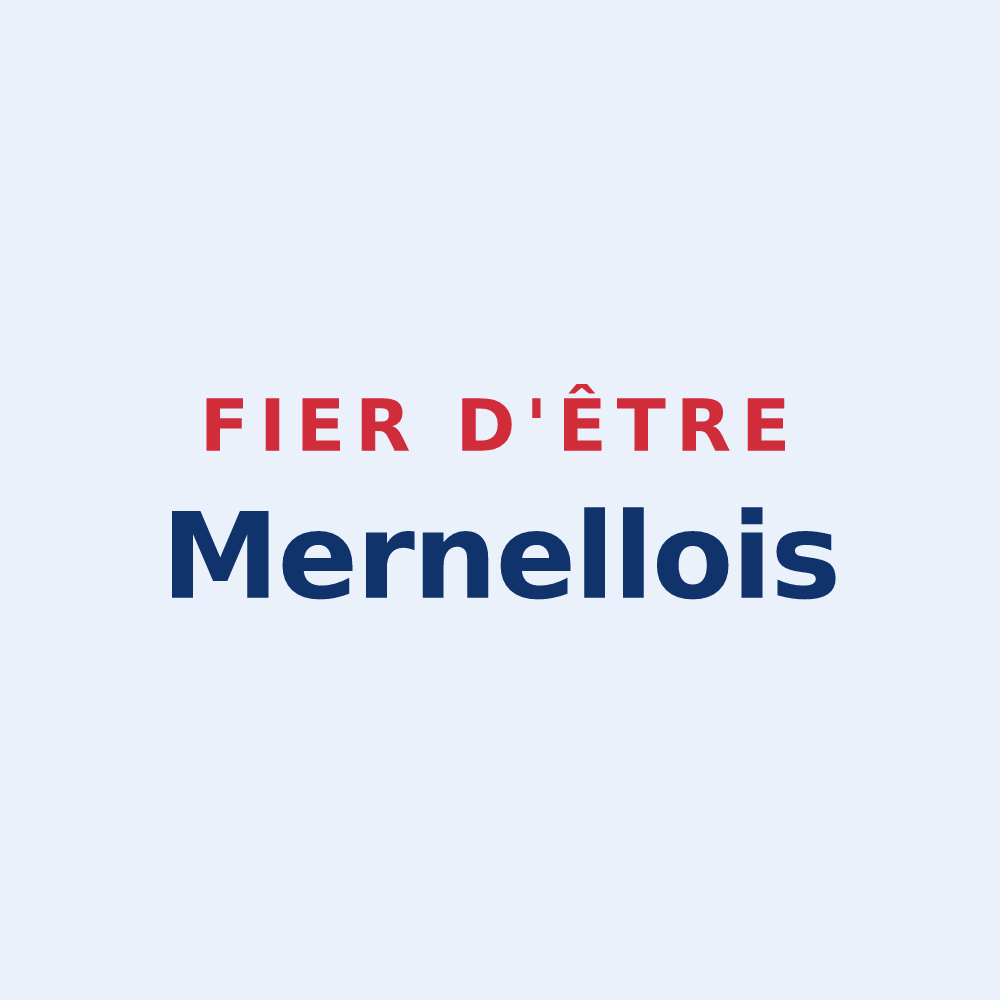 Sticker « Fier d'être Mernellois » — design pour Mernel