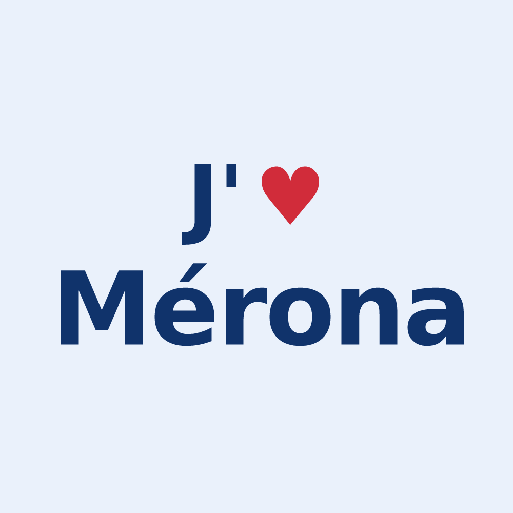 Sticker personnalisé Mérona — design J'aime Mérona