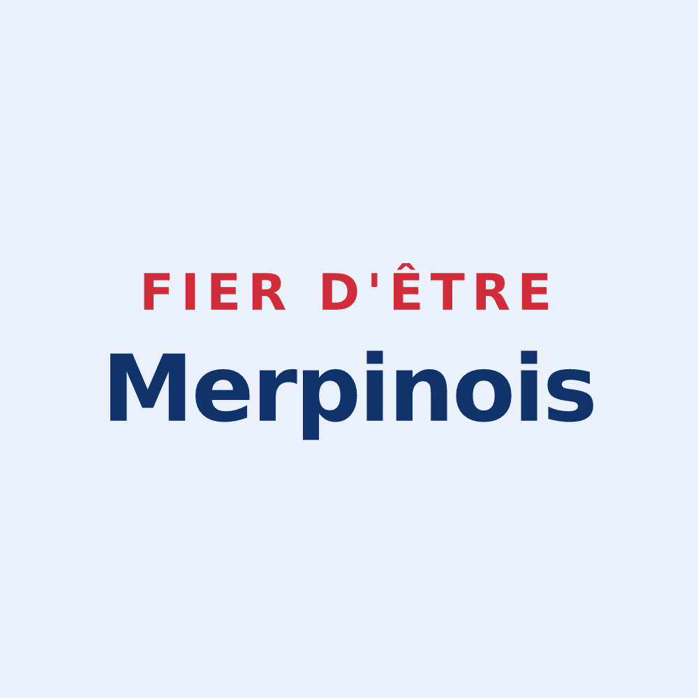 Sticker « Fier d'être Merpinois » — design pour Merpins