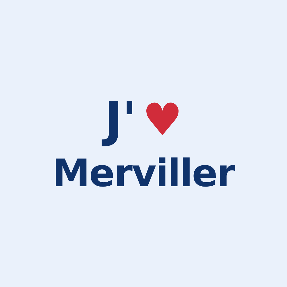 Sticker personnalisé Merviller — design J'aime Merviller
