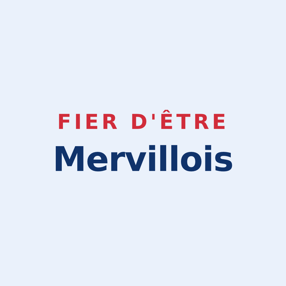 Sticker « Fier d'être Mervillois » — design pour Merviller