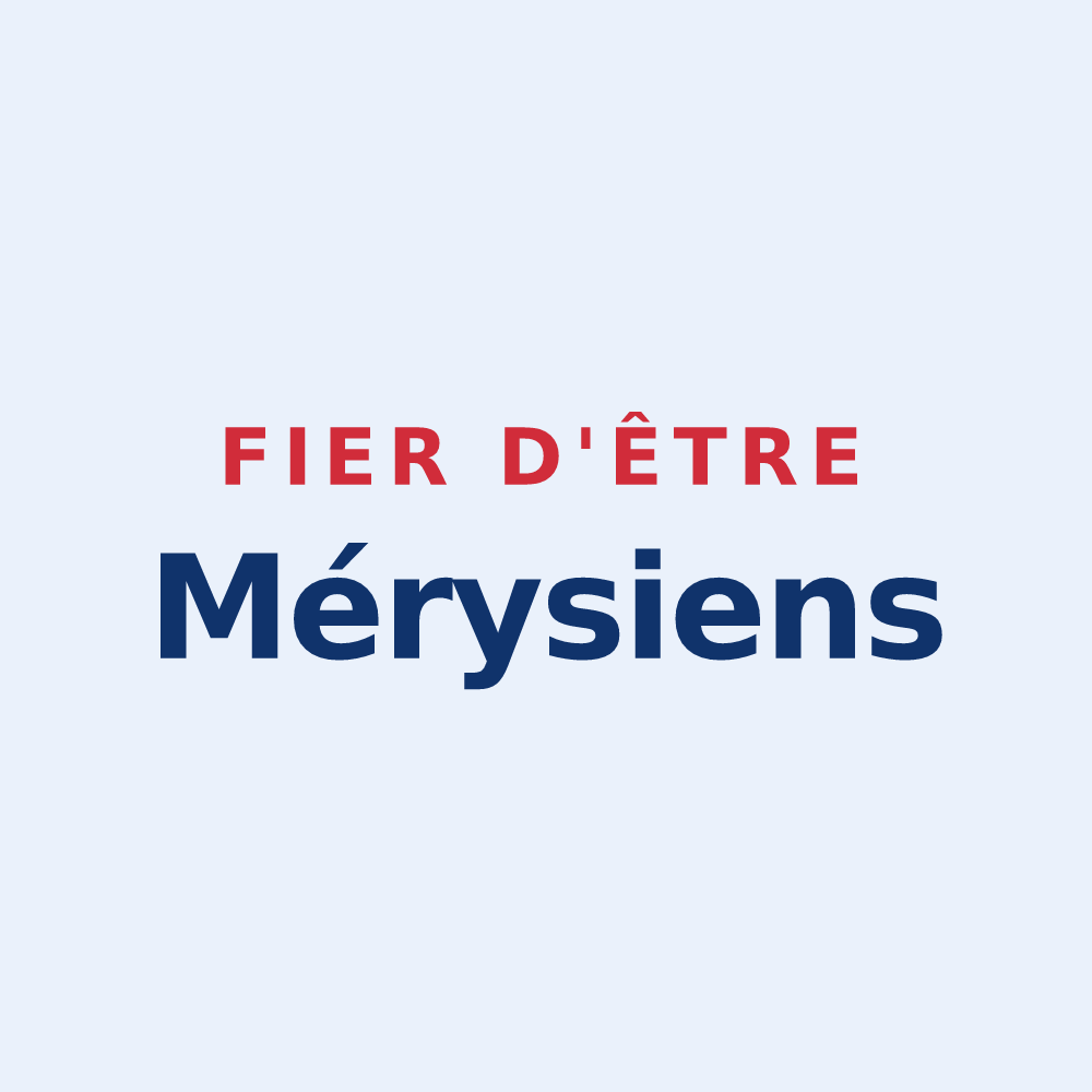 Sticker « Fier d'être Mérysiens » — design pour Méry-la-Bataille