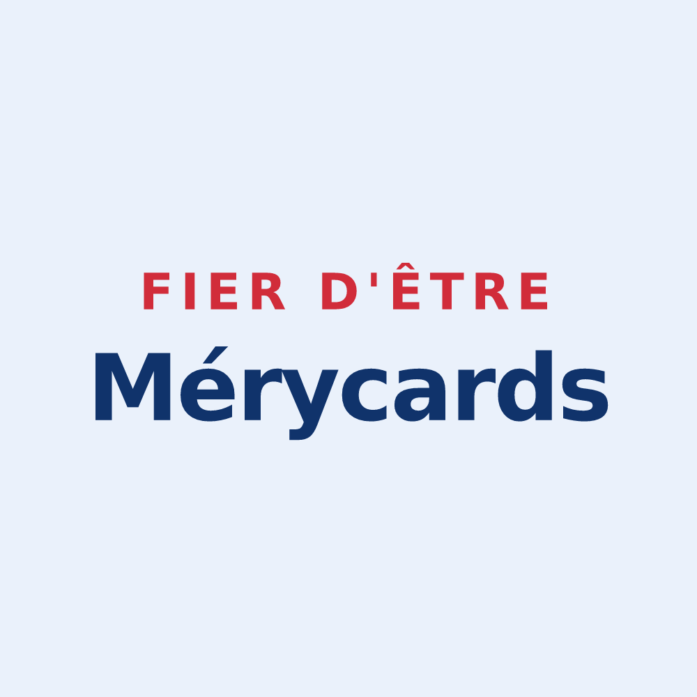 Sticker « Fier d'être Mérycards » — design pour Méry-sur-Marne