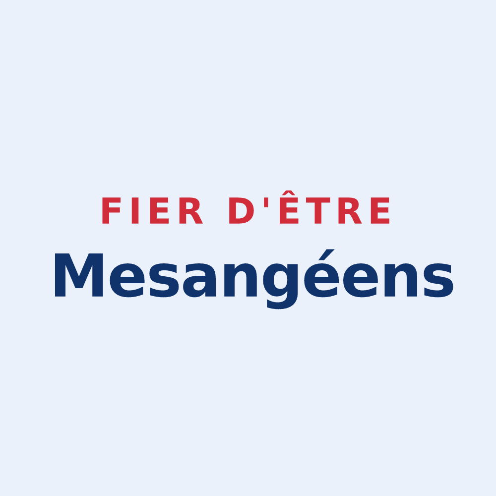Sticker « Fier d'être Mesangéens » — design pour Mésanger