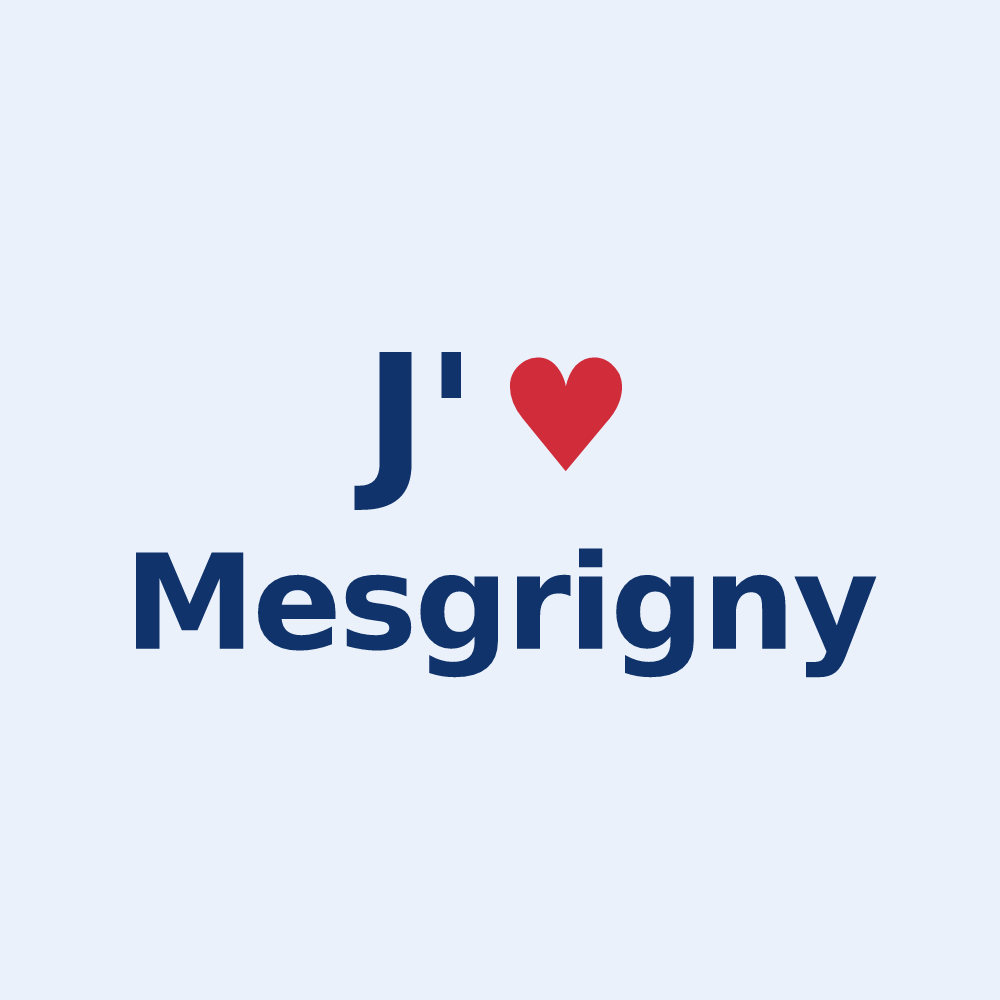 Sticker personnalisé Mesgrigny — design J'aime Mesgrigny
