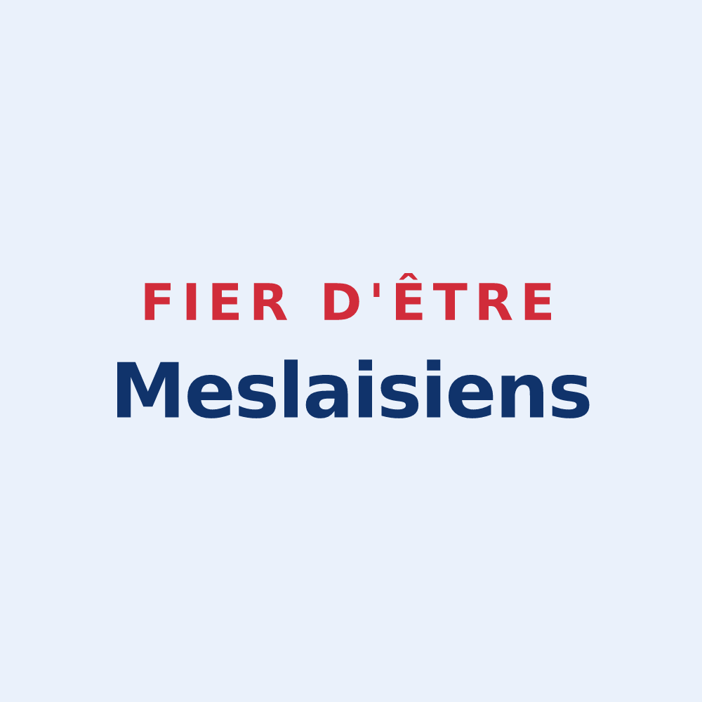 Sticker « Fier d'être Meslaisiens » — design pour Meslay