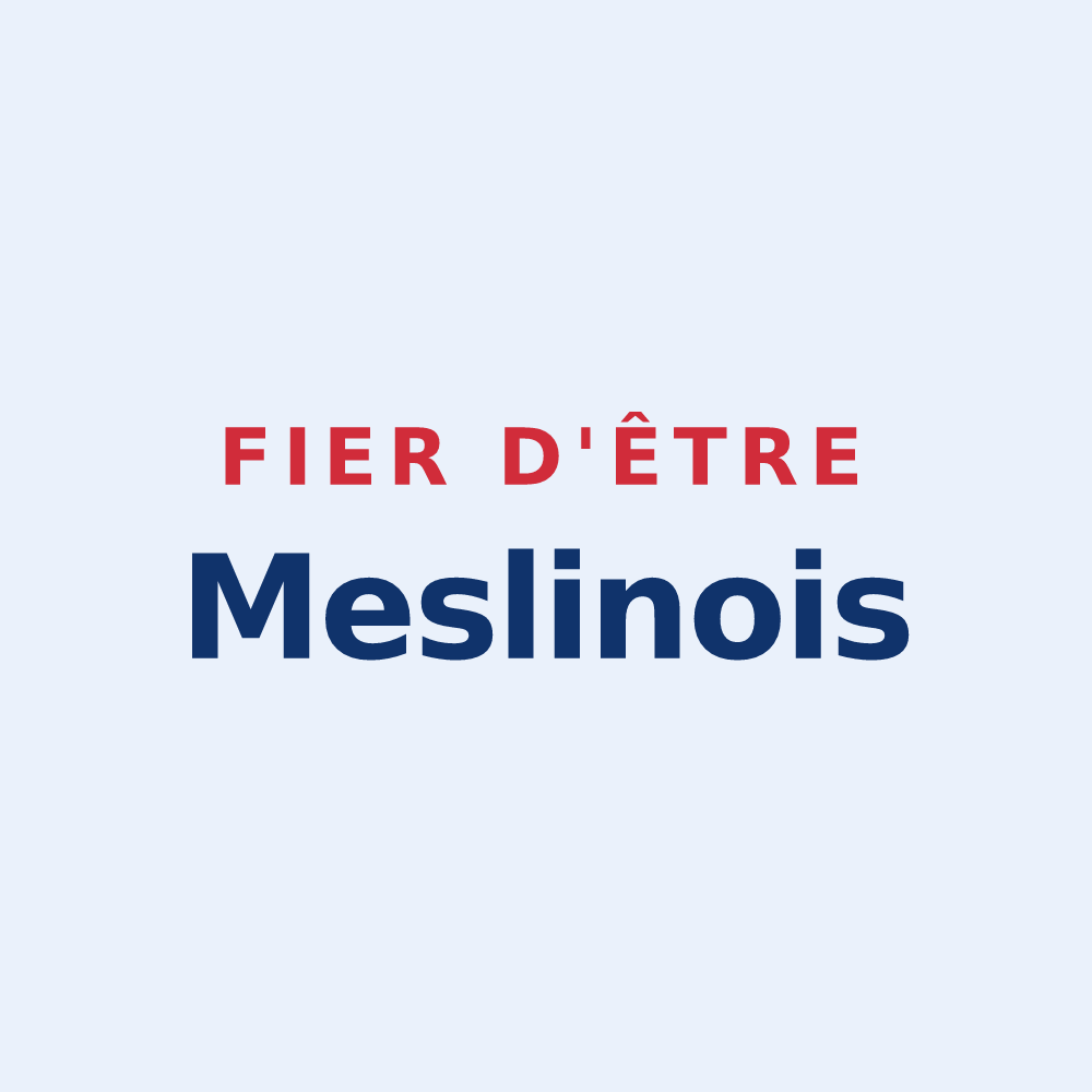 Sticker « Fier d'être Meslinois » — design pour Meslay-du-Maine