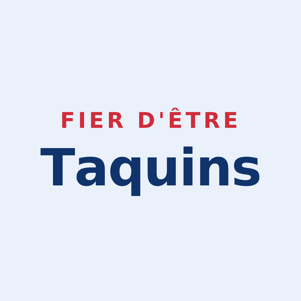 Sticker « Fier d'être Taquins » — design pour Mesmay