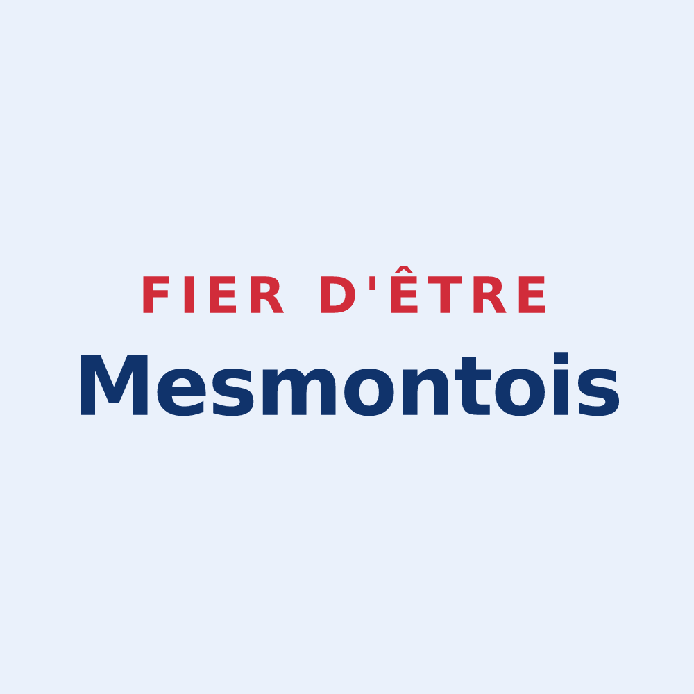Sticker « Fier d'être Mesmontois » — design pour Mesmont