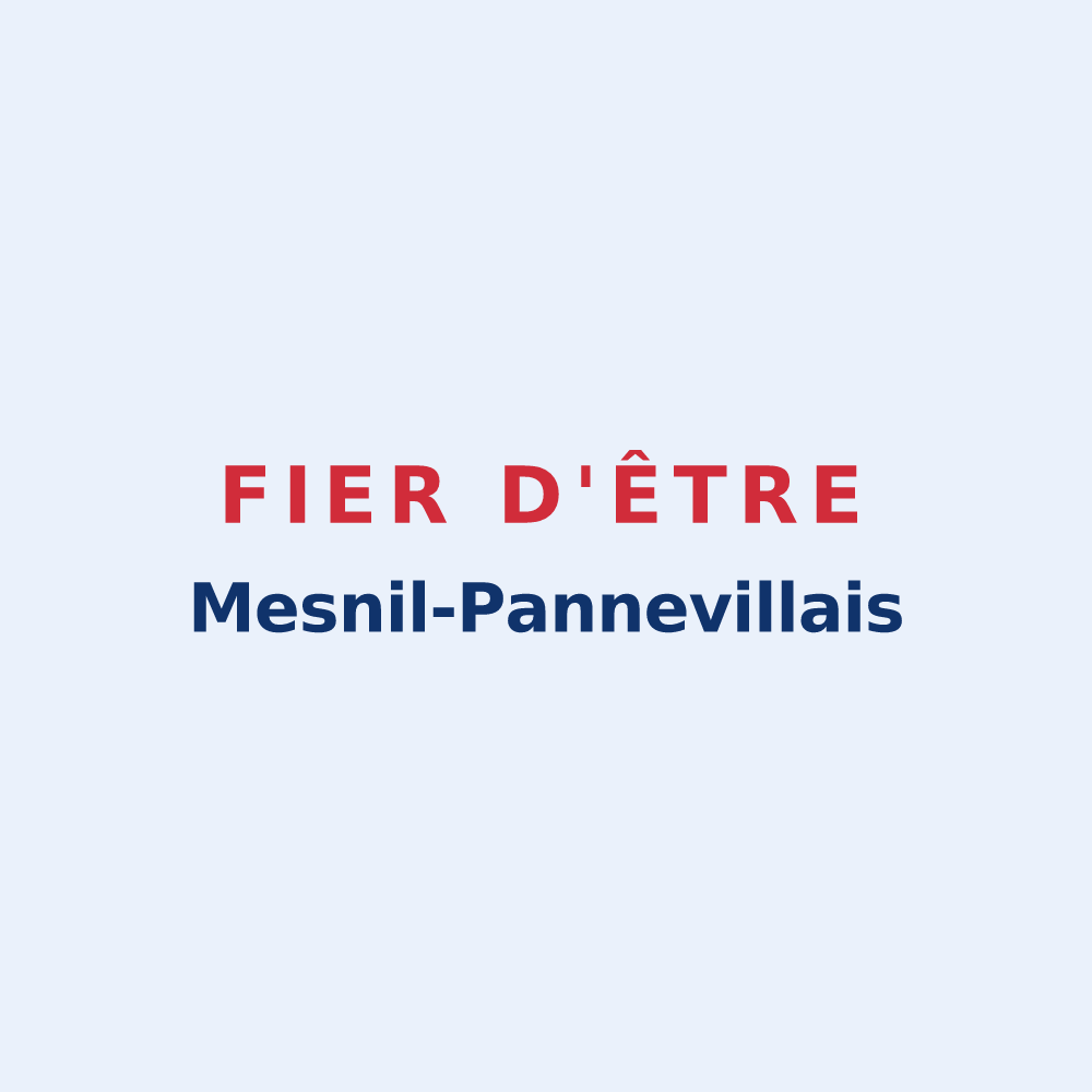 Sticker « Fier d'être Mesnil-Pannevillais » — design pour Mesnil-Panneville
